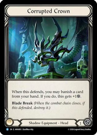 Corrupted Crown (AMA003) - Armory Deck: Malice Rainbow Foil-1