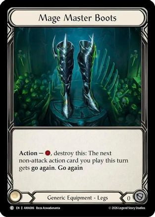 Mage Master Boots (AMA006) - Armory Deck: Malice Rainbow Foil-1