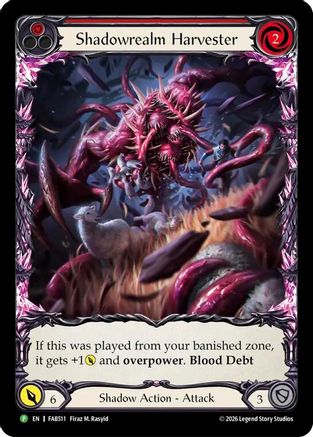 Shadowrealm Harvester (Red) - FAB511 (FAB511) - Flesh and Blood: Promo Cards Rainbow Foil-1