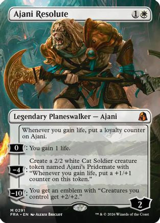 Ajani Resolute (Borderless) (FRA-291) - Reality Fracture-1
