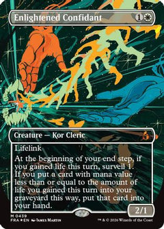Enlightened Confidant (Borderless) (0439) (FRA-439) - Reality Fracture Foil-1