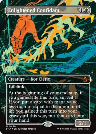 Enlightened Confidant (Borderless) (0439) (FRA-439) - Reality Fracture Foil-1