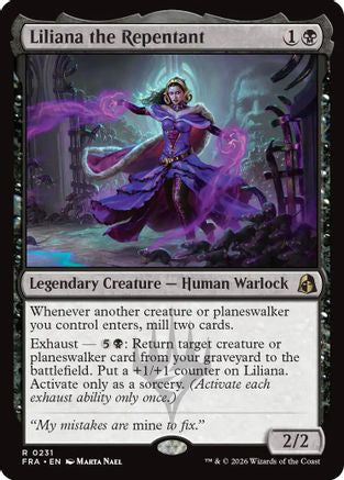 Liliana the Repentant (FRA-231) - Reality Fracture Foil-1