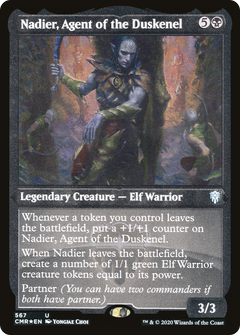 Nadier, Agent of the Duskenel (Etched) [Commander Legends]-1