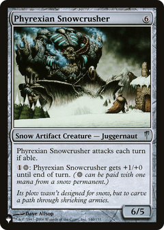 Phyrexian Snowcrusher [The List]-1