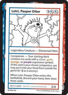 Lutri, Pauper Otter [Mystery Booster 2 Playtest Cards]-1