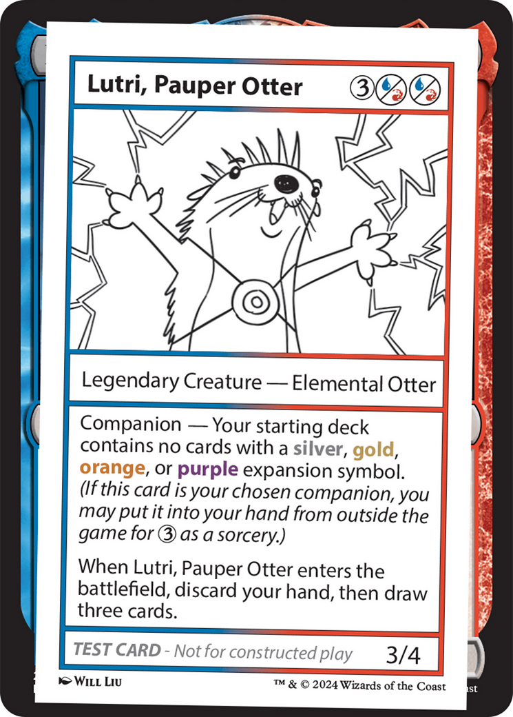 Lutri, Pauper Otter [Mystery Booster 2 Playtest Cards]-1