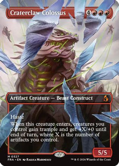 Craterclaw Colossus (Borderless) (0327) (FRA-327) - Reality Fracture Foil-1