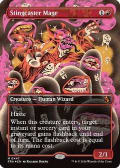 Stingcaster Mage (Borderless) (0447) (FRA-447) - Reality Fracture Foil-1