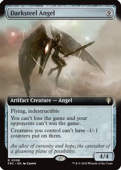 Darksteel Angel (Extended Art) (FRC-098) - Commander: Reality Fracture-1