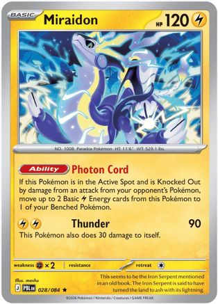 Miraidon 028/084  Deck Exclusives - Rare-1