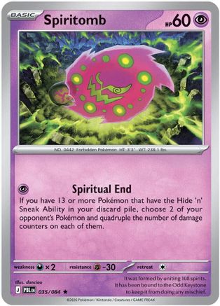 Spiritomb 035/084  Deck Exclusives - Rare-1
