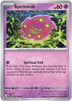 Spiritomb 035/084  Deck Exclusives - Rare-1