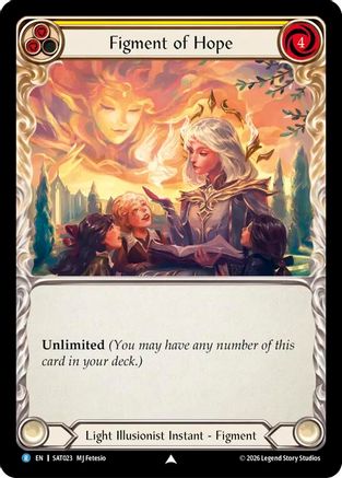 Figment of Hope (Yellow) // Suraya, Archangel of Endless Hope (SAT023) - Silver Age: Usurp the Shadow Throne-1