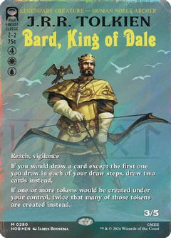 Bard, King of Dale (Borderless) (Surge Foil) (HOB-280) - The Hobbit Foil-1