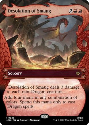 Desolation of Smaug (Showcase) (HOB-226) - The Hobbit Foil-1