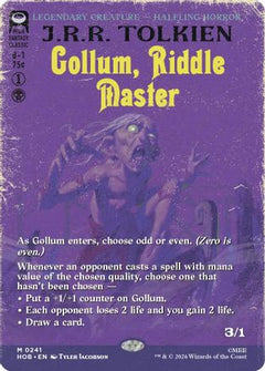 Gollum, Riddle Master (Borderless) (HOB-241) - The Hobbit-1