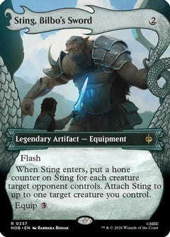 Sting, Bilbo's Sword (Showcase) (HOB-237) - The Hobbit Foil-1