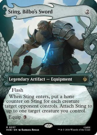 Sting, Bilbo's Sword (Showcase) (HOB-237) - The Hobbit Foil-1