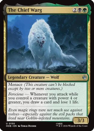 The Chief Warg (HOB-150) - The Hobbit Foil-1