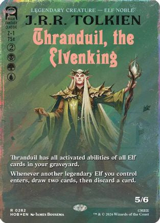 Thranduil, the Elvenking (Borderless) (Surge Foil) (HOB-282) - The Hobbit Foil-1