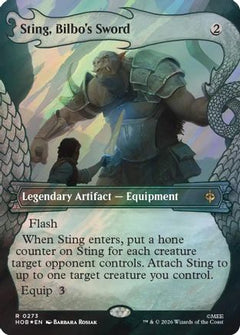 Sting, Bilbo's Sword (Showcase) (Surge Foil) (HOB-273) - The Hobbit Foil-1
