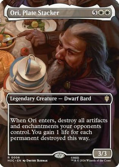 Ori, Plate Stacker (Borderless) (HOC-006) - The Hobbit: Eternal-Legal Foil-1