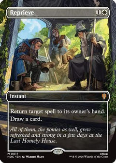 Reprieve (Borderless) (HOC-017) - The Hobbit: Eternal-Legal Foil-1