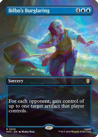 Bilbo's Burglaring (Borderless) (HOC-010) - The Hobbit: Eternal-Legal Foil-1