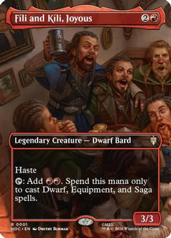 Fili and Kili, Joyous (Borderless) (HOC-001) - The Hobbit: Eternal-Legal-1