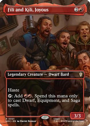 Fili and Kili, Joyous (Borderless) (HOC-001) - The Hobbit: Eternal-Legal-1