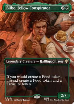 Bilbo, Fellow Conspirator (Borderless) (HOC-004) - The Hobbit: Eternal-Legal Foil-1