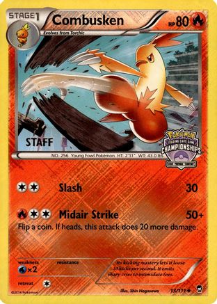 Combusken 013/111  - Reverse Holofoil League & Championship Cards - Promo-1