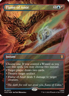 Flame of Anor (Borderless) (Surge Foil) (HOC-071) - The Hobbit: Eternal-Legal Foil-1