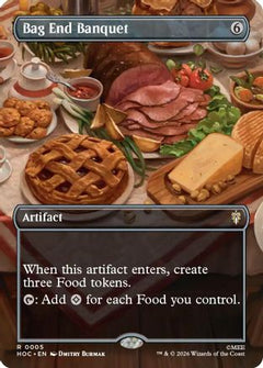 Bag End Banquet (Borderless) (HOC-005) - The Hobbit: Eternal-Legal Foil-1