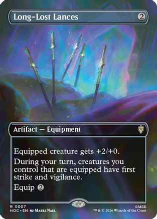 Long-Lost Lances (Borderless) (HOC-007) - The Hobbit: Eternal-Legal-1