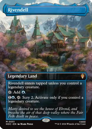 Rivendell (Borderless) (HOC-051) - The Hobbit: Eternal-Legal-1