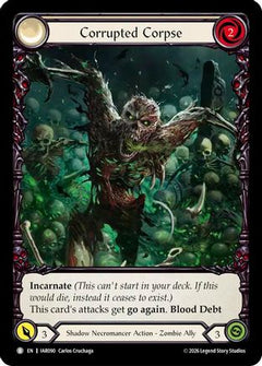 Corrupted Corpse (IAR090) - Pre-release - Usurp the Shadow Throne Rainbow Foil-1