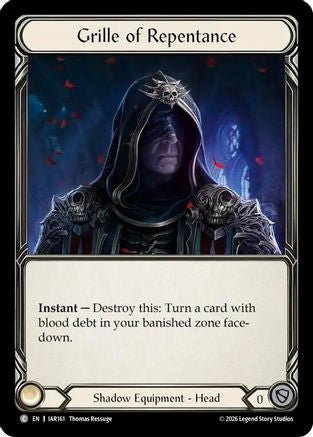 Grille of Repentance (IAR161) - Pre-release - Usurp the Shadow Throne Cold Foil-1