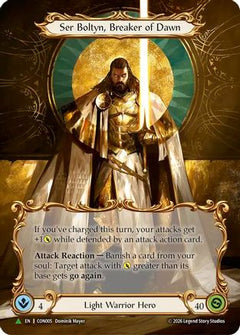 Ser Boltyn, Breaker of Dawn (Marvel) - CON005 (CON005) - Flesh and Blood: Promo Cards Cold Foil-1