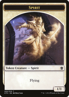 Spirit Token [Khans of Tarkir Tokens]-1