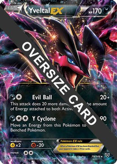 Yveltal EX 079/146  - Holofoil Jumbo Cards - Ultra Rare-1