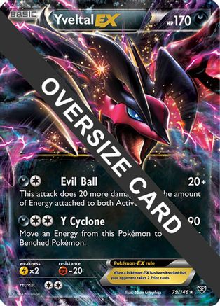 Yveltal EX 079/146  - Holofoil Jumbo Cards - Ultra Rare-1