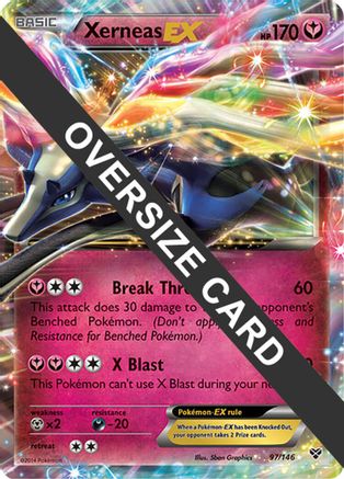 Xerneas EX 097  - Holofoil Jumbo Cards - Ultra Rare-1