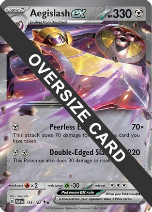 Aegislash ex 135  - Holofoil Jumbo Cards - Double Rare-1