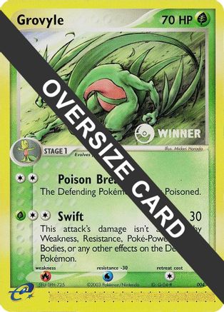 Grovyle 004  - Holofoil Jumbo Cards - Promo-1