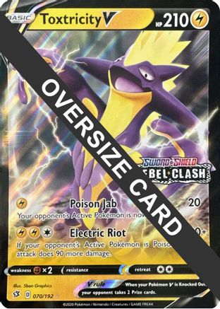Toxtricity V 070  - Holofoil Jumbo Cards - Ultra Rare-1