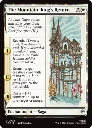 The Mountain-king's Return (HOB-022) - The Hobbit Foil-1