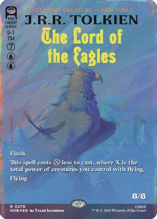 The Lord of the Eagles (Borderless) (Surge Foil) (HOB-276) - The Hobbit Foil-1