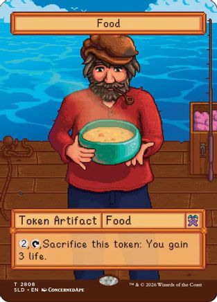 Food Token (2808) (SLD-2808) - Secret Lair Drop Series-1